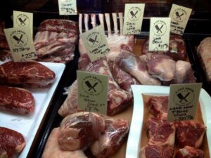 There's plenty to choose from at A Cut Above butcher shop, where owner Eddy Shin prides himself on getting only the best sustainably sourced beef.  (Photo courtesy Jason Wise)