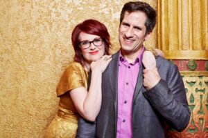 LIVE IN SANTA MONICA: Megan Mullally and Seth Melbourne are all about Broadway. (Photo courtesy Kurt Sneddon)