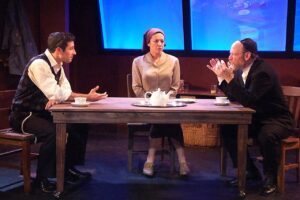 THE CAST: Jason Karasev, Anna Khaja and Joel Polis in 'My Name is Asher Lev.' (Photo courtesy Ed Krieger)