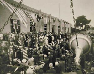 BLAST FROM THE PAST: Opening day of the Fifth Street post office in 1938. (Photo courtesy City of Santa Monica)