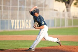 STRIKE: Rudy Olmedo will get the starting nod on the mound for today's game. (Morgan Genser editor@www.smdp.com)