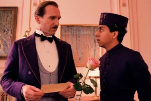 Ralph Fiennes and Tony Revelori in 'The Grand Budapest Hotel.'