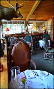 The rustic interior of the Saddle Peak Lodge helps diners get in the mood and provides a truly unique setting. (Photo courtesy Saddle Peak Lodge)