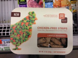 There are more choices than ever for vegetarians with latent carnivorous instincts, from Kellogg's-owned Morningstar farms products to offerings from Beyond Meat, a new venture funded by heavyweights like Bill Gates and Twitter co-founders Biz Stone and Evan Williams. Pictured: Beyond Meat's Chicken-Free Strips "without the cluck." (Sid Sowder, courtesy Flickr)