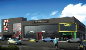 THE FUTURE? City planners are recommending approval of a MINI dealership at the Planning Commission meeting tonight. (Rendering courtesy City of Santa Monica)