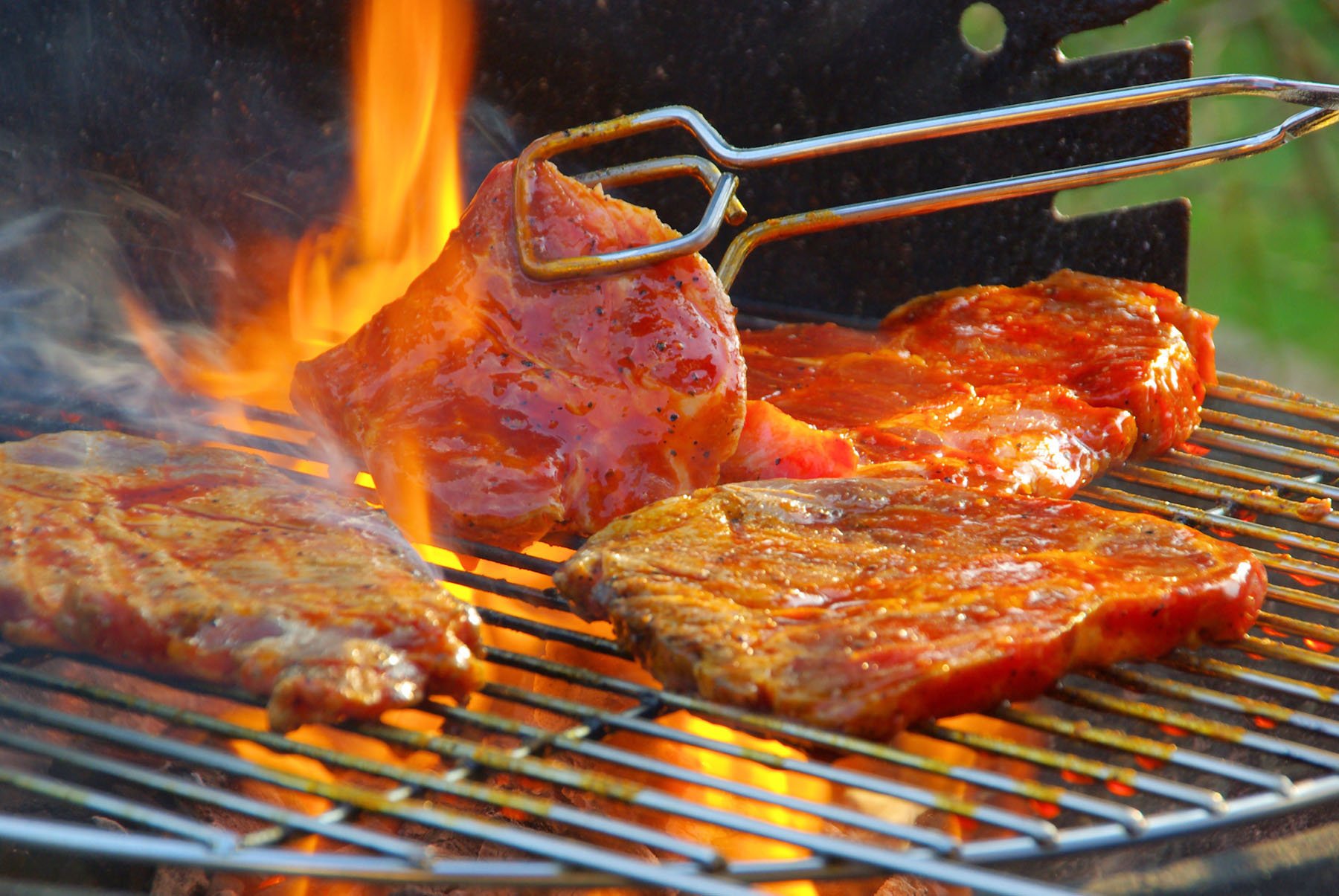 Memorial Day weekend is usually the kick-off for summer, which means it's time to break out the barbecue. But be careful. Grilling meat for too long could produce carcinogens. (Photo courtesy Google Images)