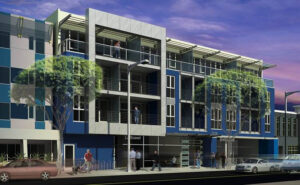 1318 Second St. Rendering of proposed development.