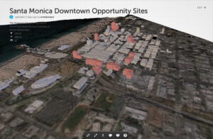 COOL VIEW: Local civil engineer Armen Melkonians created this map of Downtown to illustrate future building heights. 