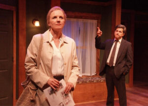 Eve Gordon and Robert Cicchini in the world premiere of Skylight Theatre's 'Open House.'