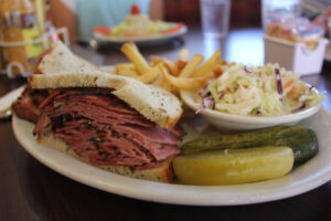 You can't visit a traditional Kosher deli without having the pastrami on rye.