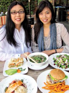 Catherine An (right) of the Tiato Market Garden Cafe. (Merv Hecht editor@www.smdp.com)