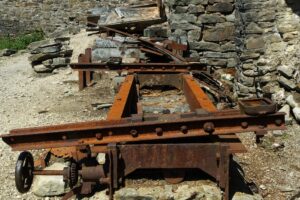 Unsafe levels of lead contaminate soil in hundreds of neighborhoods around the U.S. where lead smelting facilities operated between the 1930s and 1960s. Children under the age of six are especially vulnerable to lead poisoning, which can severely affect mental and physical development. Pictured: Rusty remains at an old lead smelting mill. (Photo courtesy Simon Bowen)