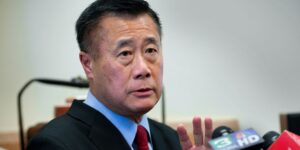 State Sen. Leland Yee (D-San Francisco) has been charged with public corruption as part of a major FBI operation spanning the Bay Area, law-enforcement sources said, casting yet another cloud of corruption over the Democratic establishment in the Legislature and torpedoing Yee's aspirations for statewide office.(Randall Benton/Sacramento Bee)