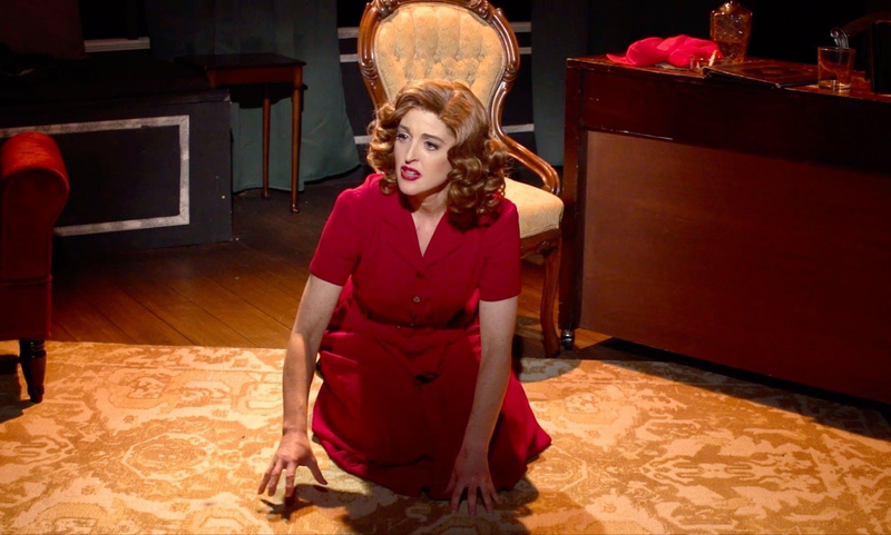 Comedy: Jessica Sherr, who has made a name for herself portraying Bette Davis in a one-woman show, will screen her film "Wicked Image" at the Broad Humor Film Festival this weekend. (Courtesy Photo)